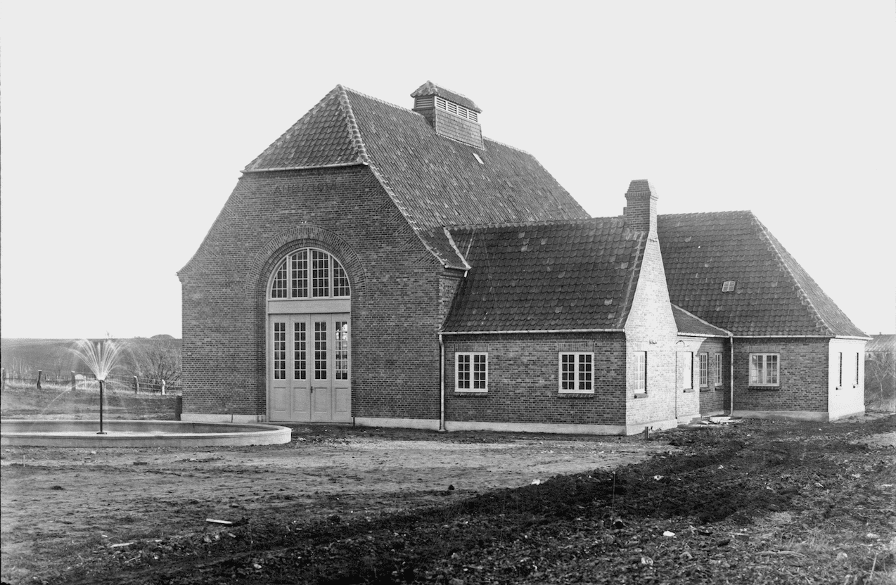 Kulturhuset Elværket ved indvielsen anno 1914. Foto: Johannes Hansen.